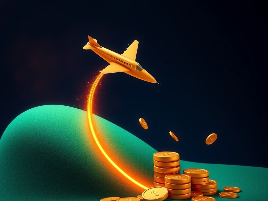 Crash games at Rummy Pro with a golden plane climbing a glowing curve