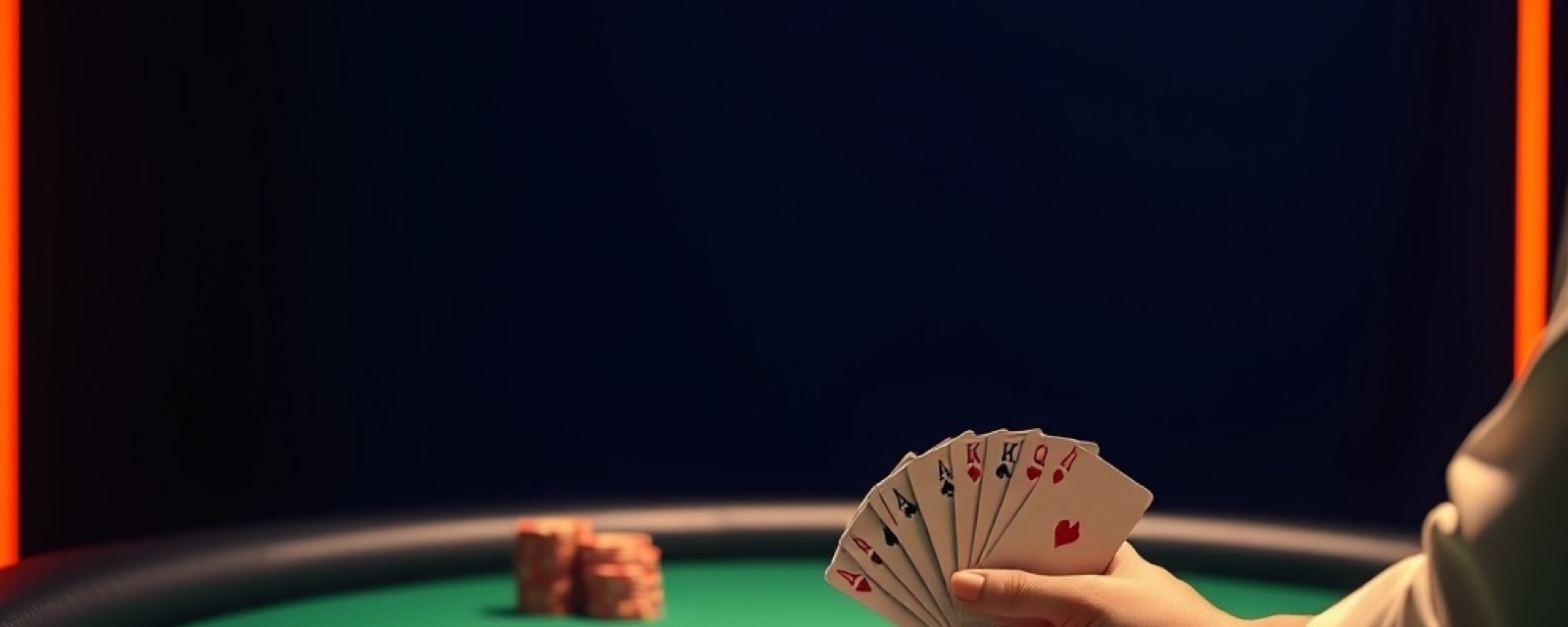 Rummy Pro Live Dealer Games artwork with glossy playing cards, gold chips and green felt